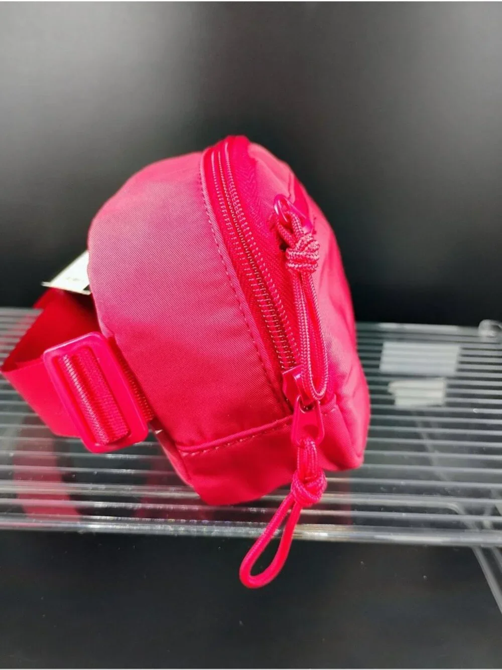 Art Class Red Adjustable Strap Mini Belt Bag